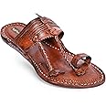 COUNTLESS STEPS Kolhapuri Chappal for Men | Leather Slippers | Kolapuri Chapal - B-PARENT A13