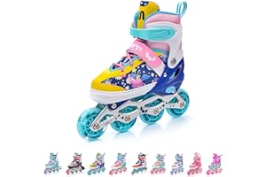 Rolki dla Dzieci Łyżwy Wrotki Łyżworolki Rollerblade 4 w 1 Fitness Młodzieżowe Damskie Męskie meskie Regulowane Czarne i różne kolory dla Dorosłych Scate Koła Led Meteor