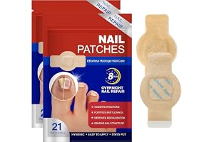 Zuuyye Nagelsvampplåster 42 st – daglig nagelvård – mjuk och hygienisk – enkel applicering – för vårdad nagelbild – perfekt f