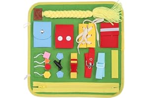 Oreq Fidget Blanket for Dementia, Memory Loss Fidget Toys Helps with Alzheimer, Autism, Asperger, ADHD, Sensory Therapy Aid Product for Anxiety Relief, Autistic Patient Activities Pad