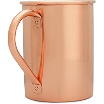 Dungri India Moskou Mule Koper Mok - Premium 100% Effen Koper Cup -16