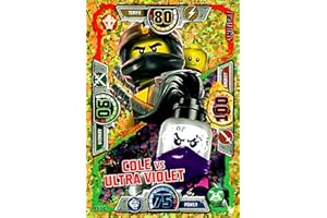LEGO Ninjago Trading Card Game Serie 3 Limitierte Karte (LE14 Cole vs Ultra Violet)