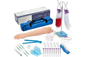 KITS OF MEDICINE Kit di Flebotomia | Kit per la pratica della flebotomia al braccio, Venipuntura, Flebo | Regali perfetti per studenti in medicina e infermieristica per la pratica della flebotomia | PER USO EDUCATIVO