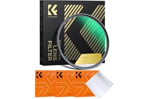 K&F CONCEPT UV-filter 39 mm skyddsfilter | Optiskt glas med 28-lagers nanobeläggning, HD-bild, reptålig, vattentät, nano-xcel
