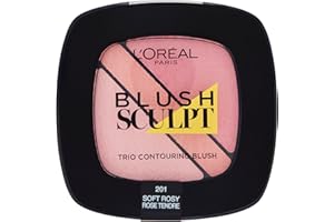 ‎L'ORÉAL PARIS L'Oréal Paris Infaillible Blush Trio, 201 Rosy/Innovatives 3 in 1 Contouring Rouge Set für den perfekten Ombré-Look, für jeden Hauttyp / 1 x 4g