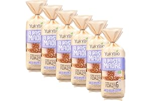 YukyBio, Pane Bauletto Forza 6, Pane Biologico con Lievito Madre e Semi, con Olio Extravergine di Oliva, Ricca Fonte di Fibre e di Proteine, 100% Made in Italy, 6X400 gr