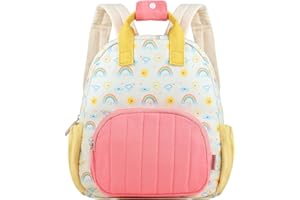 GAGAKU Sac à Dos pour Fille - 30 cm - Sac de Voyage Avec Poches Latérales Réglable Cartable Fille Primaire - Sac à dos enfants de 2 à 6 ans Cadeau d'anniversaire