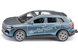 siku 1567, Audi Q4 e-tron, Leksaksbil, Metall/plast, Blå, Släpkoppling, Gummidäck, Metall-lackering
