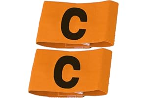 TROTH Captain's Armbands - Adult & Youths Elastic Sports Arm Band - Adjustable Captain Armbands for Football, Soccer, Hockey, Rugby etc.