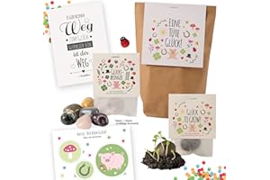 IDEENVERLAG HAMBURG "Glück" nachhaltige Wundertüte Glücksbringer Überraschungstüte Mitbringseltüte Aufmerksamkeit Glücksbringer Mitgebseltüte give-aways Mitgebsel