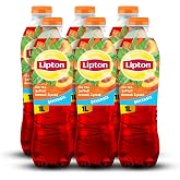 Lipton Ice Tea Şekersiz Şeftali Aromalı Soğuk &Ccedil;ay Pet 6 adet x 1 L