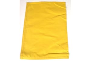 R.L.B.C SALES STRONG CANVAS CASH BAG IN (YELLOW)