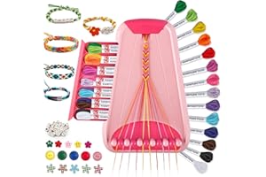 TingingYuli Arti e mestieri per bambini dai 8 ai 12 anni,kit per la realizzazione di braccialetti dell'amicizia per ragazze,kit per la creazione di gioielli,regali di Natale per bambini