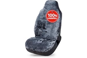 ‎WALSER WALSER Autositzbezug Lammfell Lammfellbezug Zoya Autoschonbezug Lammfell anthrazit 20024