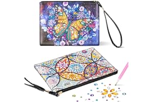 Jovicos Arts and Crafts for Kids Age 6-12, Make Your Own GEM Handbags - 5D Diamond Painting Art Kits for Kids, Gift for 8 9 10 11 12 Year Old Girls, DIY Mandala Bags Girls Birthday Presents Age 6+