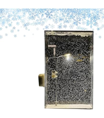 Christmas Snowy Night Street Lamp Light – Handmade DIY Snow Tales Decor For Bedroom & Living Room