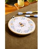 Kit Point De Croix DMC 'Bouquet D'Automne' – Complet Avec Tambour, Aiguille Et Fils – Neuf