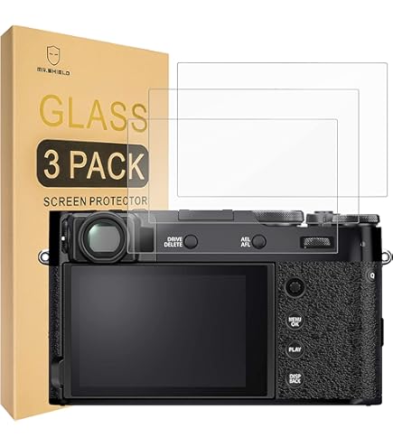 Pellicola Protettiva Vetro Temperato Per Fujifilm X-T50 - 3 Pezzi, Durezza 9H | Anti-Graffio E Anti-Impronte