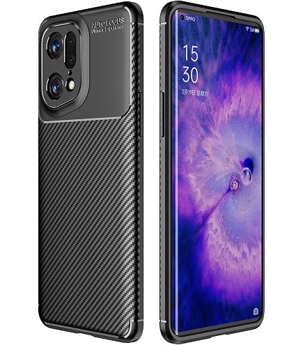 ESTH TPU Hülle Für Oppo Find X5 Pro – Stoßfest, Schlank, Mit Kameraschutz & Unterstützt Kabelloses Laden