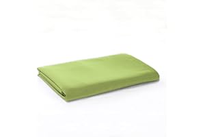 Sonia Moer Super Soft Brushed Microfibre Flat Sheet - Non Iron Breathable Hypoallergenic Top Sheet - King/Green