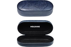 Molshine Twarde etui na okulary przeciwsłoneczne, klasyczny duży futerał na okulary dla kobiet mężczyzn, okulary