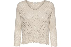 JdY Sweter z dzianiny Kobiety Jdy new sun 3/4 Cropped Sweter Knt Noos