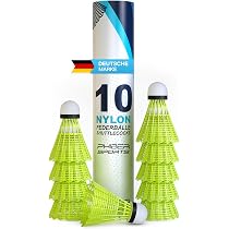 Set Badminton Enovi EasyGo - 4 Racchette, Rete, 4 Volani, Contenitore Portatile, Per Doppio