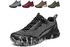 Ulogu Wanderschuhe Herren Damen Wasserdicht Atmungsaktiv Trekkingschuhe Leicht Outdoorschuhe Wanderhalbschuhe rutschfeste Bergschuhe Kletterschuhe