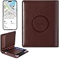 Passport Holder Men, Passport Cover Wallet with Full Find My Functionality, Travel Wallet, Travel Accessories Must Haves Anti-Lost, RFID Blocking, 6 Cards Slots, Black, Brown, Modern