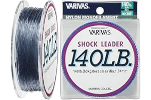 Varivas Monofilament Fishing Line - Shock Leader, Clear, 10.3 lb Test
