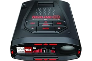 ESCORT Redline360c International Laser Radar Detector for Cars – Extreme Range Speed Camera Detector with Built-in Wi-Fi and GPS, AI Filtering, 360 Degree Directional Awareness and Drive Smarter App