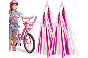 EQLEF Vélo Guidon Streamers, Vélo Tassel Enfant Banderoles de Guidon de Vélo Banderoles de Vélo pour Enfants Enfant Vélo Rubans Enfant Vélo Rubans Tassel Décoration de Vélo pour Filles