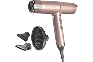 GA.MA ITALY PROFESSIONAL Gama Italy Professional Asciugacapelli Professionale iQ Perfetto - Tecnologia ION - Dona ai capelli benessere e brillantezza, 30% più veloce, Ultra silenzioso, Solo 294g, Rosa