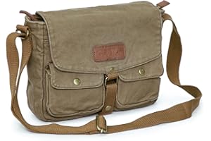 GOOTIUM 30624 Vintage Canvas Messenger Bag Men's Shoulder Bag