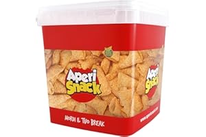 APERI SNACK Aperisnack® - AP03.003.15 - Coni di Mais Secchiello Large da 600gr. Snack Salati e Stuzzichini Ideali per l'Aperitivo