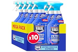 Viakal Doccia Express Fiori Eleganti, 470ml, Senza Risciacquo, Pulizia Scintillante In Una Sola Passata