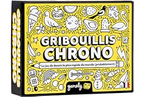 GAMELY Gribouillis Chrono : Le Jeu de Dessin frénétique et hilarant | À Jouer en Famille, Enfants, Ados et Adultes