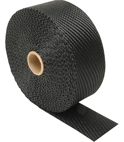 5m Glass Fiber Exhaust Wrap Tape For Cars & Bikes Purple With Alloy Steel Tie On - View #8