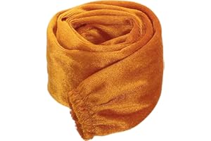 PATIKIL 39.4 Pouce Lustre Chaîne Couverture, Chaîne Protection Manchon Lavable avec Fermeture à Glissière pour Lustre Éclairage Fils, Orange