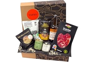 ‎JAMON.DE jamon.de Präsentkorb TAPAS I gefüllter Geschenkkorb mit Craft-Bier, Serrano-Schinken & leckeren Spezialitäten aus Spanien I Geburtstags-Geschenk & Dankeschön für Männer & Frauen