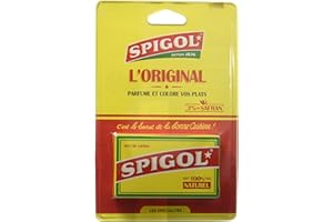 Spigol Épices - 3% de Safran - Parfume et Colore vos Plats - Épices à Paella, Riz, Poisson - 100% Naturel - Pack de 14 Dosettes de 0,4g