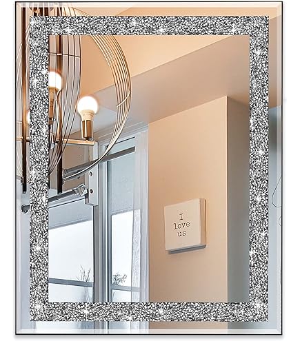 Ronde decoratieve spiegel - lotusbloemen - 60 cm