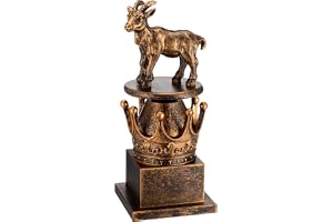 WinnerWhy Goat Trofé Greatest of All Time Skulptur Trofé Roliga Get Office Utmärkelser för vuxna, Rolig Erkännande Trofé Upps
