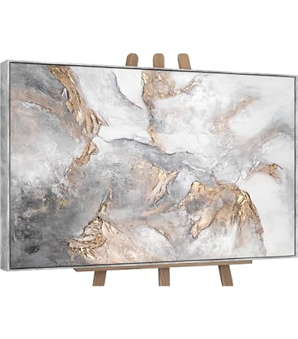 Nankai Handgemaltes Ölgemälde - 120x60 Cm Abstrakte Kunst Für Wohnzimmer & Flur | Moderne Wanddekoration