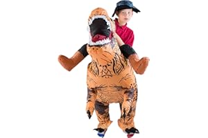 BODYSOCKS FANCY DRESS Nadmuchiwany kostium dinozaura Deluxe Bodysocks® (dzieci)