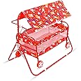 AVANI METROBUZZ Baby Cradle with Swing and Mosquito Net, Four Wheels for 0-13 Months Baby Boys and Baby Girls