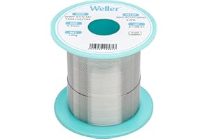 Weller WSW SCN M1 (T0051402799) Alambre De Soldadura Sin Plomo, Ø 0,5 Mm, Aleación Sn99.3Cu0.6Ni0.05, Contenido De Fundente 3.5%, 100g
