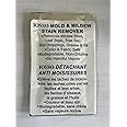 Iosso MOULD & MILDEW STAIN REMOVER CONCENTRATED POWDER MOLD CANOPY CANVAS CLEANER TENT AWNING