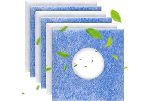 Ancable 6 Stück Ersatzfilter für Limodor Limot Lüfter LF/ELF und F/C, Typ F-LF/5 00010 LIG - 226 x 226 x 18 mm, Loch 95 mm, Staubfilter Luftfilter, Filterklasse G4