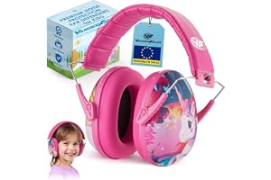 Kapselhörselskydd Barn 27 dB - Säkerhet öronmuffar - Fällbar hörselskydd Ear Muffs Buller Avbrytande